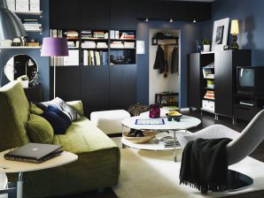 Elegancki i nowoczesny salon IKEA