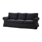 EKTORP Sofa trzyosobowa Idemo czarny Ikea