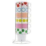 Zestaw do kawy Tower Dots & Stripes kubki 6szt FNAK