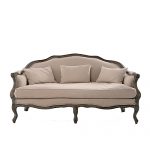 VILLA LINEN  Sofa 3 osobowa Kare Design Czerwona Maszyna