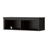 HEMNES Półka ścienna ciemnobrązowa IKEA