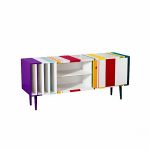 The Trip Furniture Color Stripesn Komoda pozioma Seletti CzerwonaMaszyna.pl