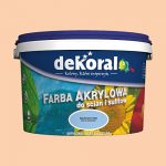 DEKORAL Farba emulsyjna akrylowa 2,5 l kremowy mango Leroy Merlin