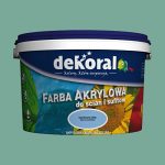 DEKORAL Farba emulsyjna akrylowa 2,5 l  zieleń aloesu Leroy Merlin