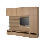 BESTA FRAMSTA TV - kombinacja regałowa, imitacja buku - IKEA