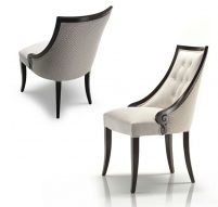 Krzesła tapicerowane Tulipano