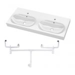 Ikea_armatura łazien_umywalki_podwójna umywalka Braviken